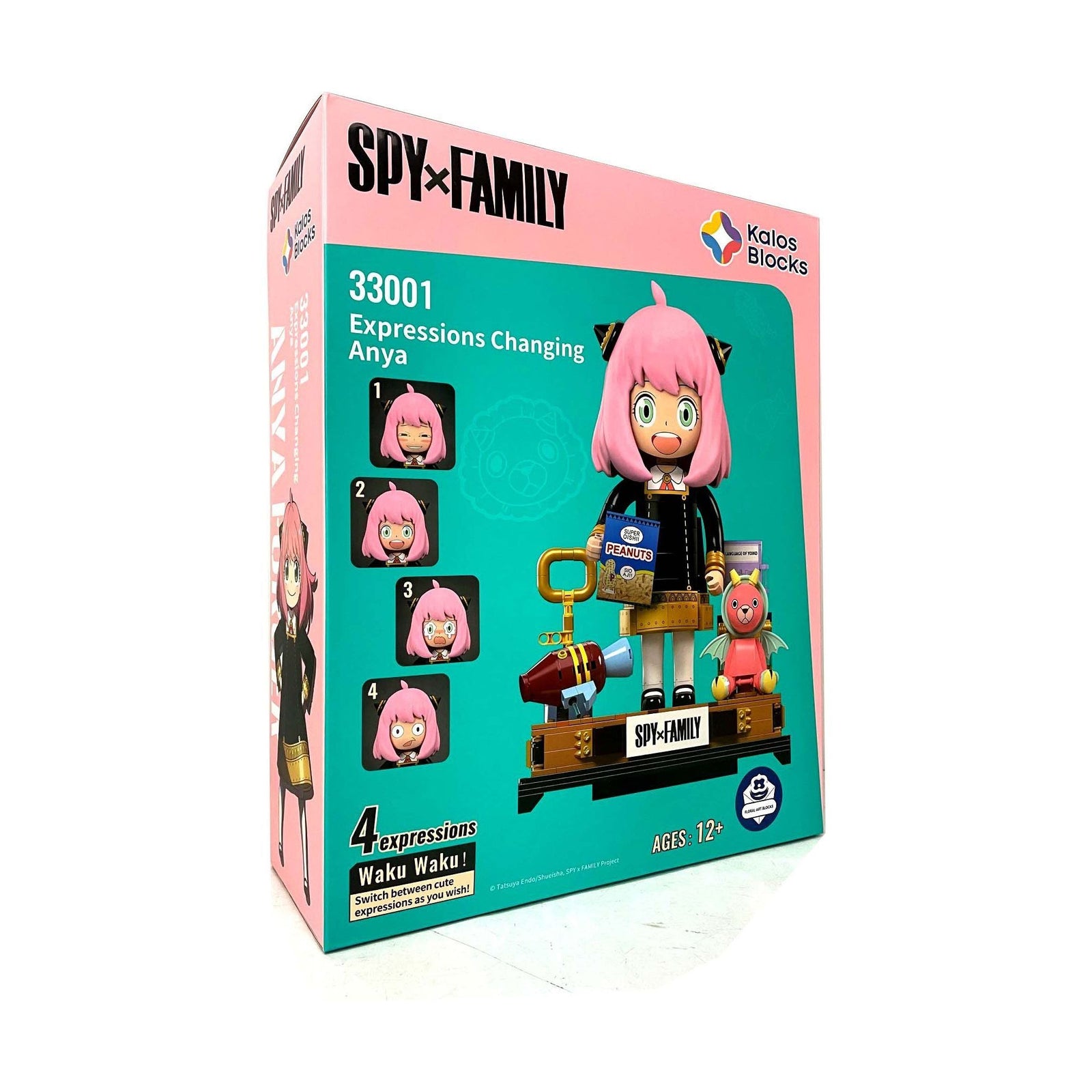 Kalos 31cm Anya Forger Face Changing Building Block Figure Spy X Family