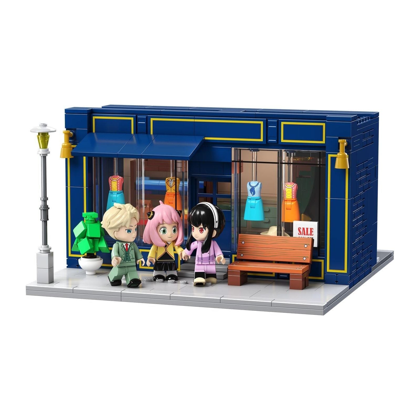 Kalos Spy X Family Forger Family's Adventure Building Block Set Tailor Shop