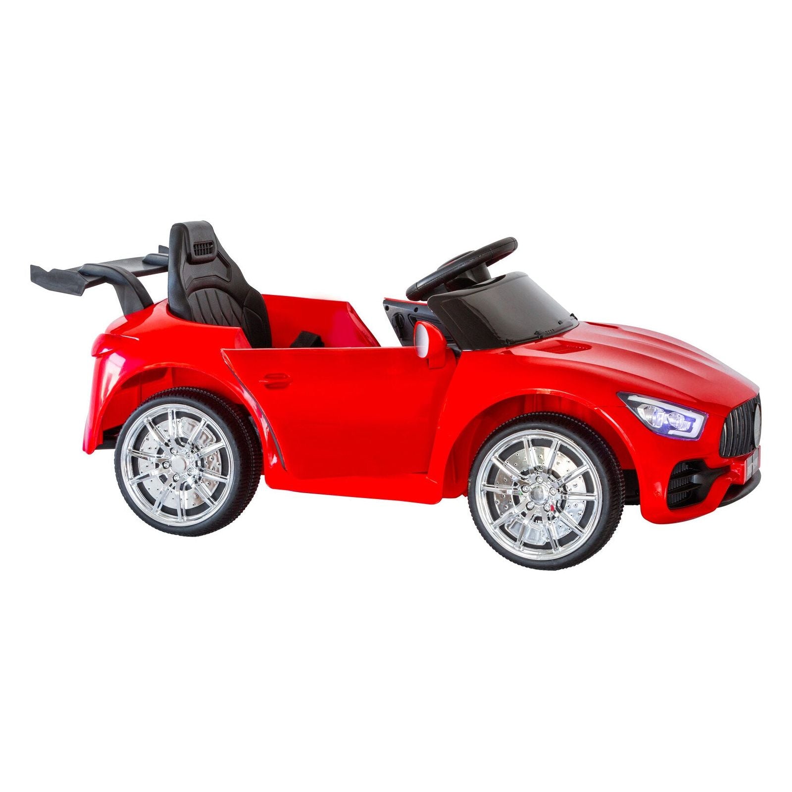 Mercedes-inspired Design Ride-on (Red) Electric Car with Parental Remote Control