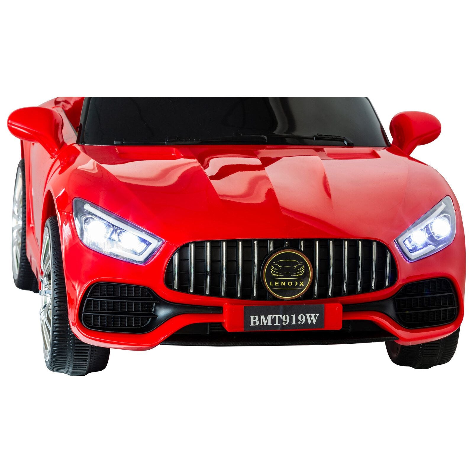 Mercedes-inspired Design Ride-on (Red) Electric Car with Parental Remote Control