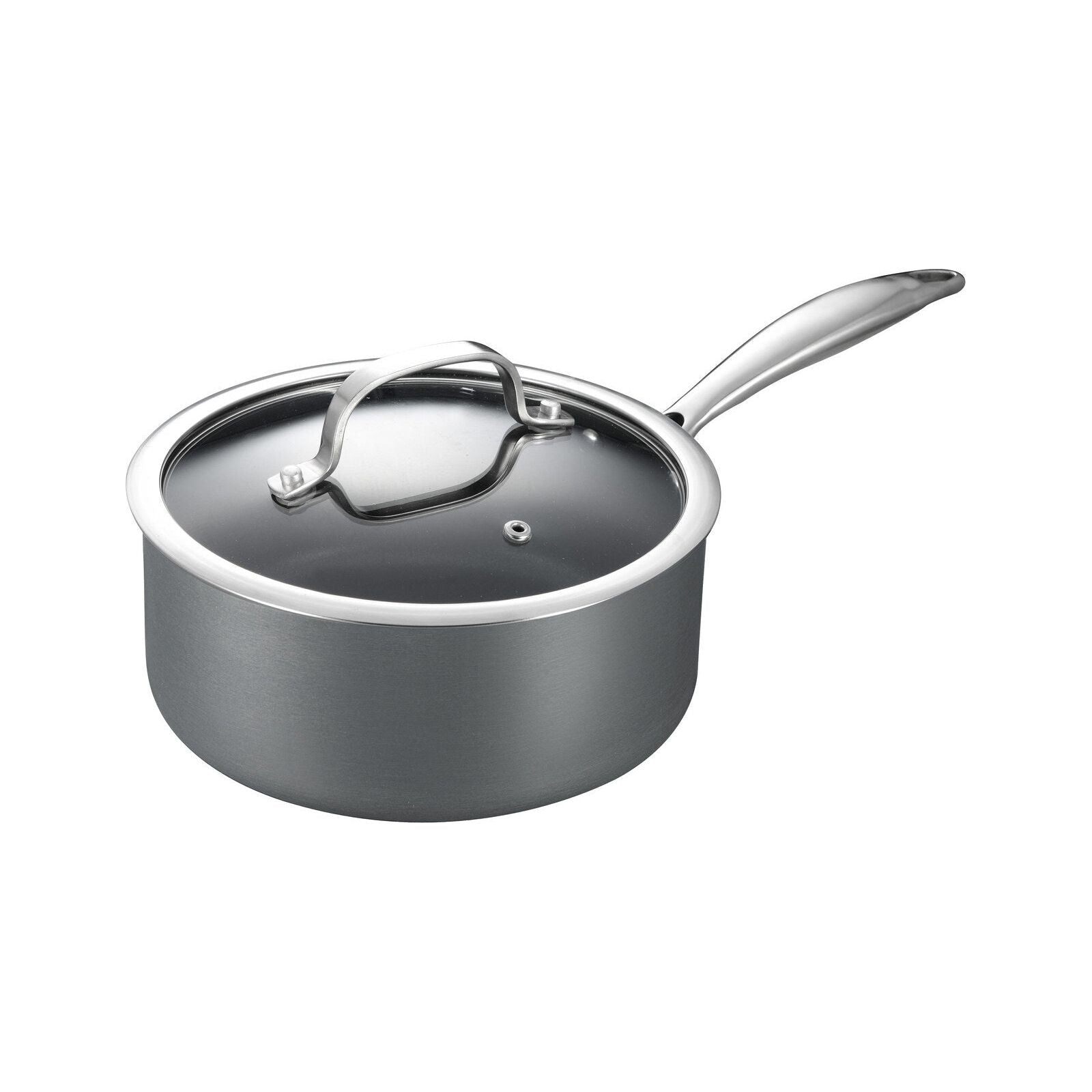 8-Piece Cookware Set with Non-stick Coating and Glass Lids