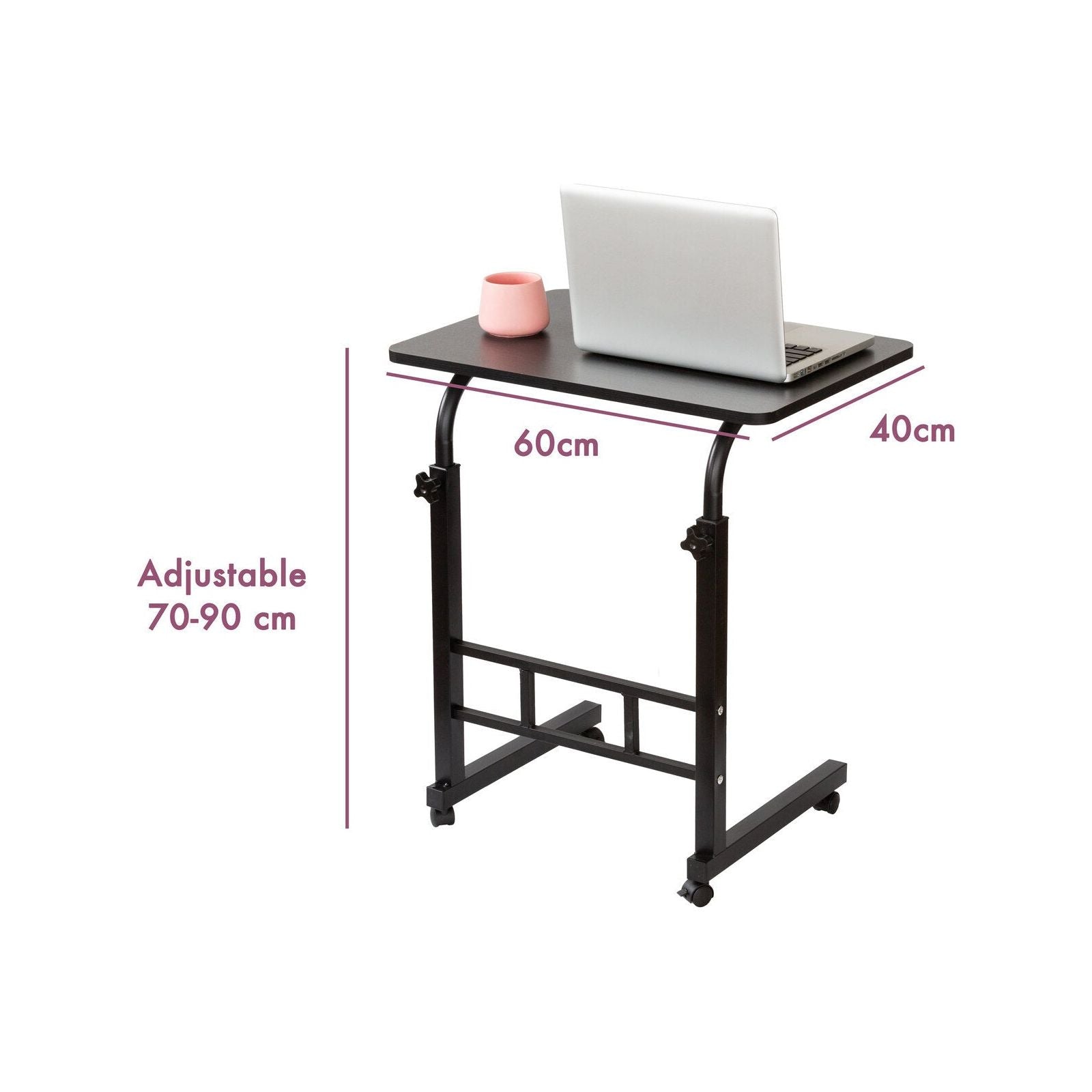 Portable Laptop Desk with Adjustable Height