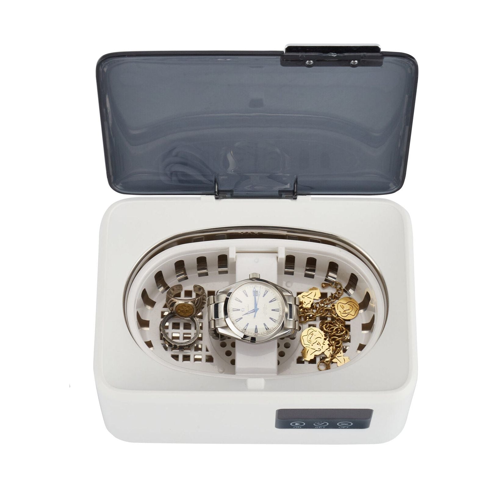 50W Ultrasonic Jewellery Cleaner, 4800HZ w/ 600ml Tank and LED Display