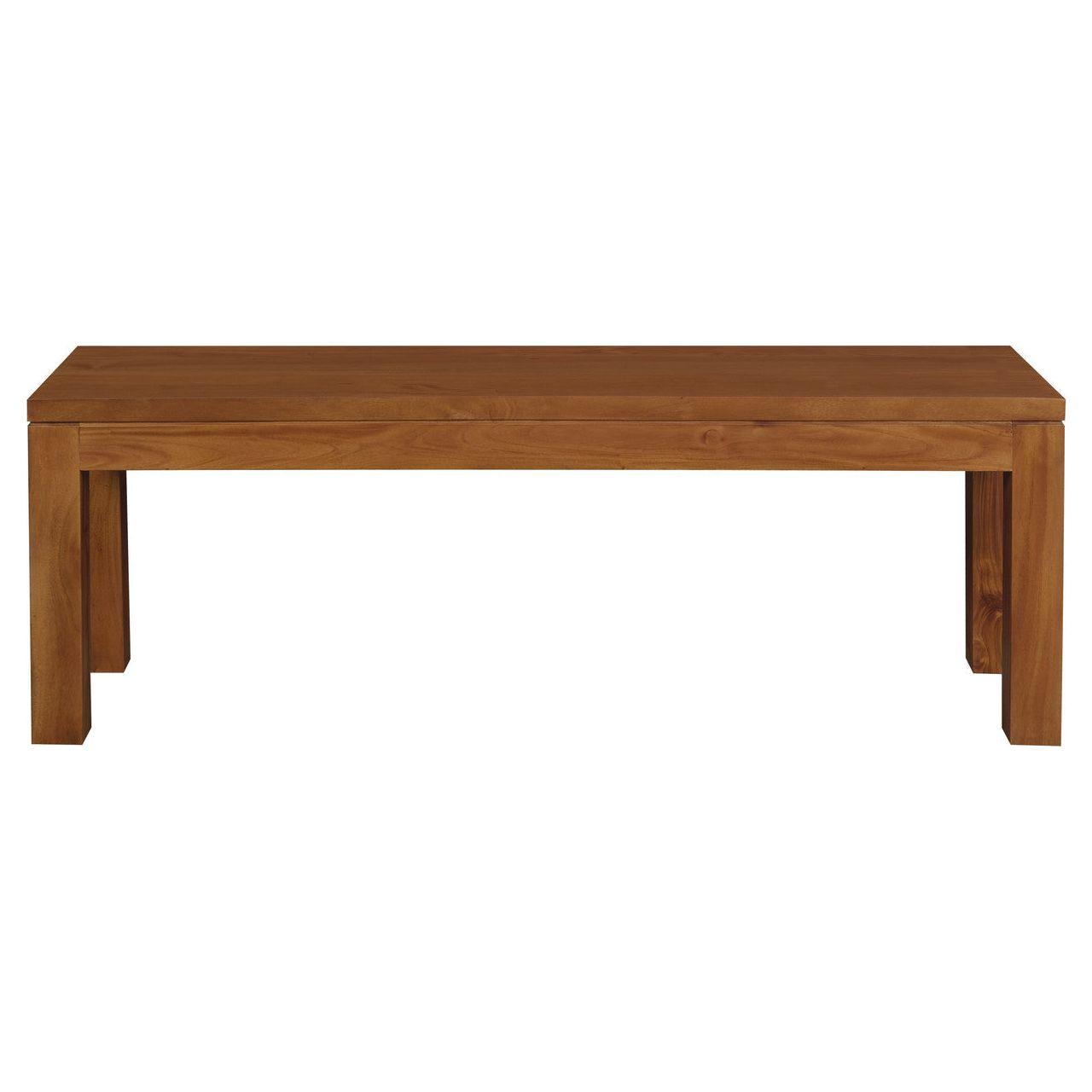 Tilda Solid Mahogany Timber Bench (Light Pecan)