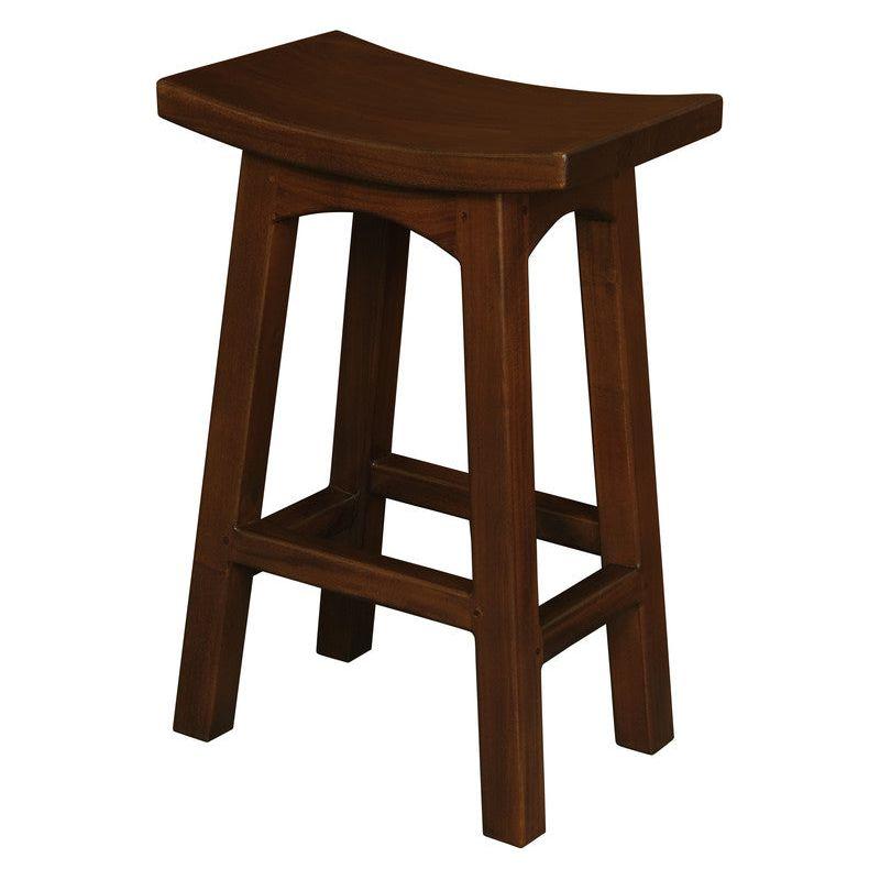 Tokyo Timber Kitchen Counter Stool (Mahogany)