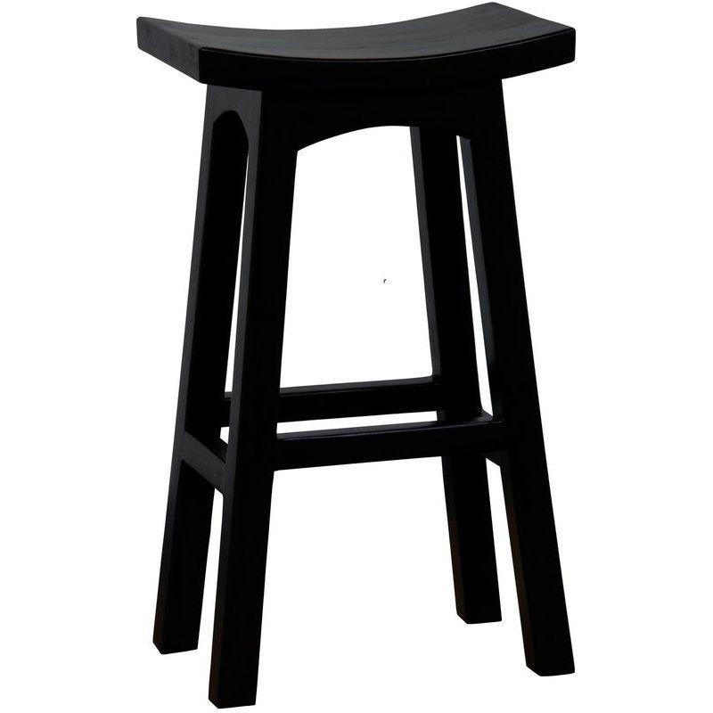 Tokyo Solid Mahogany Timber Barstool (Chocolate)