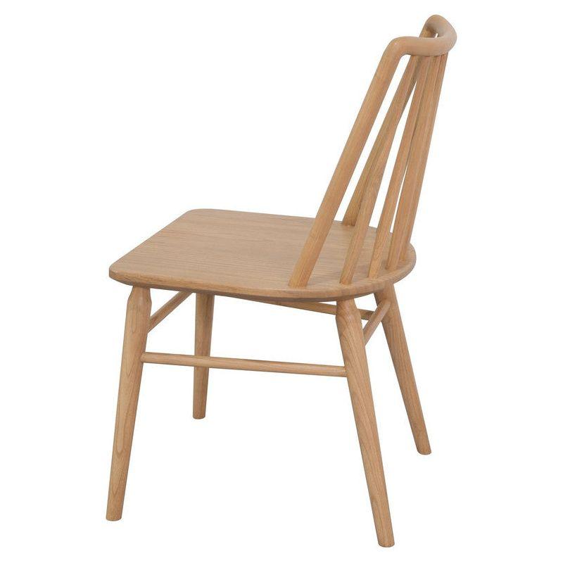 Riviera Solid Oak Dining Chair - Set of 2 (Natural)