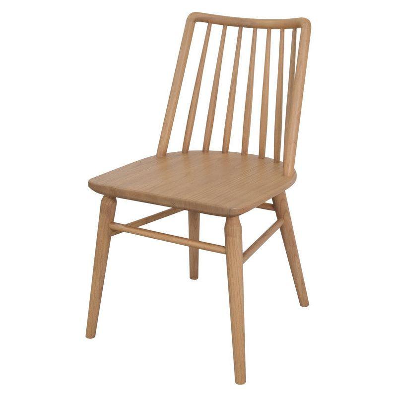 Riviera Solid Oak Dining Chair - Set of 2 (Natural)