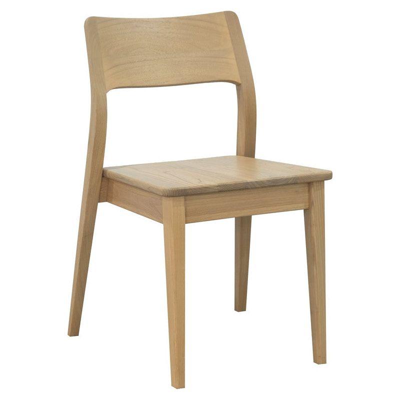 Providence Solid Oak Dining Chair - Set of 2 (Natural)