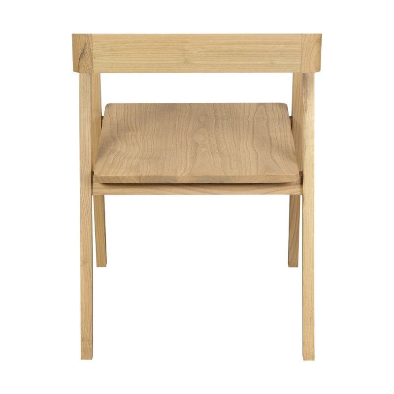 Kyoto Solid Oak Arm Chair - Set of 2 (Natural)