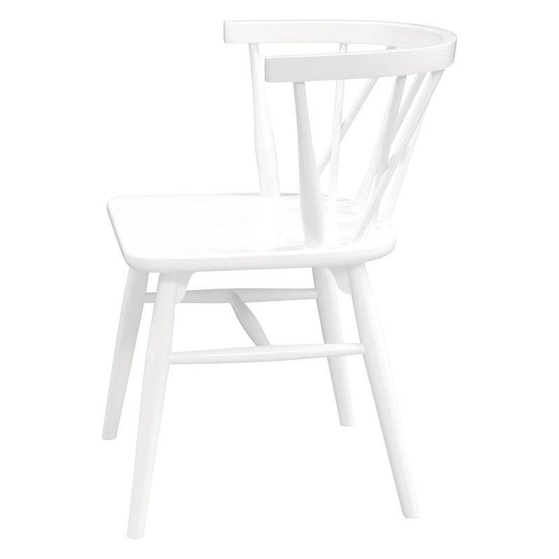 Sierra Cross Back Oak Chair - Set of 2 (White)