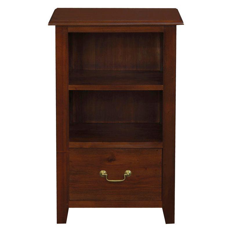 Tasmania 1 Drawer Solid Mahogany Timber Lamp Table (Mahogany)