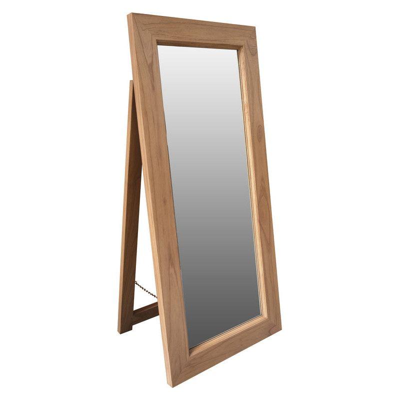 Manhattan Solid Timber Frame Standing Mirror - Nautral