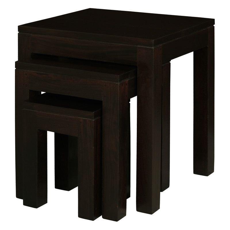 Amsterdam Nest of Table Set of 3 (Chocolate)