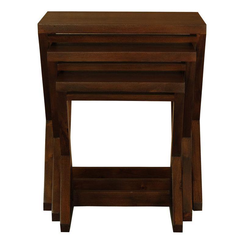 Manhattan Nest of Tables - Set of 3 (Mahogany)