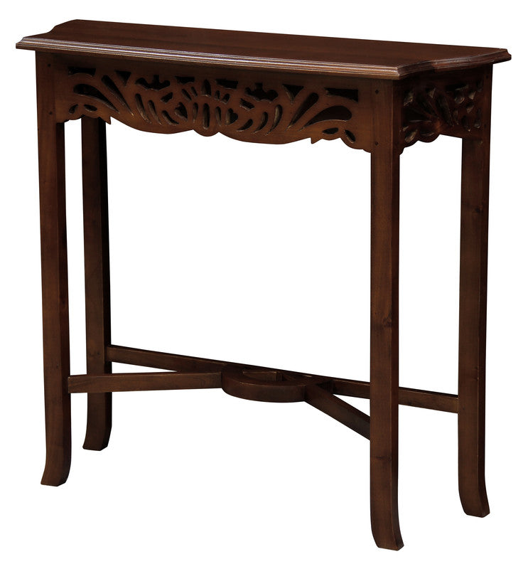 Jepara Carved Sofa Table (Mahogany)