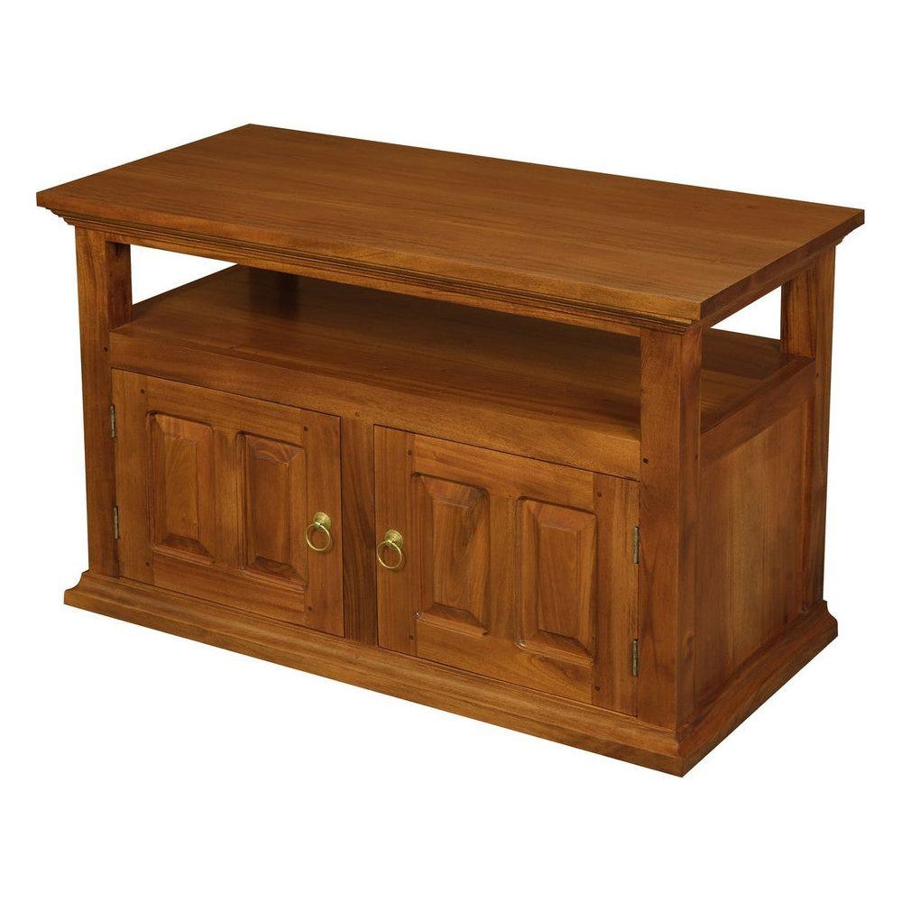 Tasmania 2 Door TV Stand (Light Pecan)