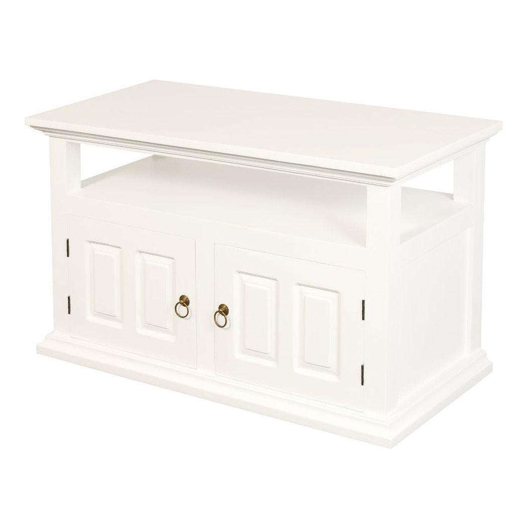 Tasmania 2 Door TV Stand (White)