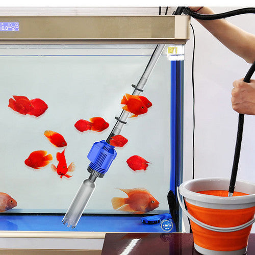 Aquarium cleaner 20W 1000L/H &15W/ 66LED RGBW aluminum shell bracket light 40CM/28-button control