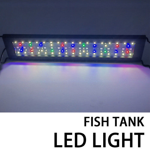 Aquarium cleaner 20W 1000L/H &15W/ 66LED RGBW aluminum shell bracket light 40CM/28-button control