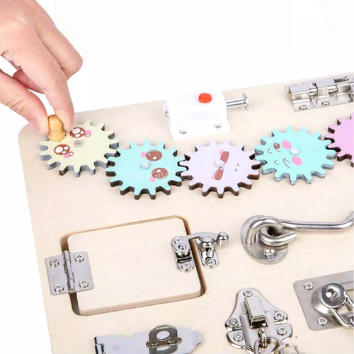 Sensory Toys Activity Board Educational Learning Toys Brain Games Preschool AU