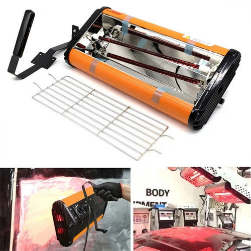 1200W Shortwave Infrared Paint curing Lamp Spray Painting Solary Baking Dryer