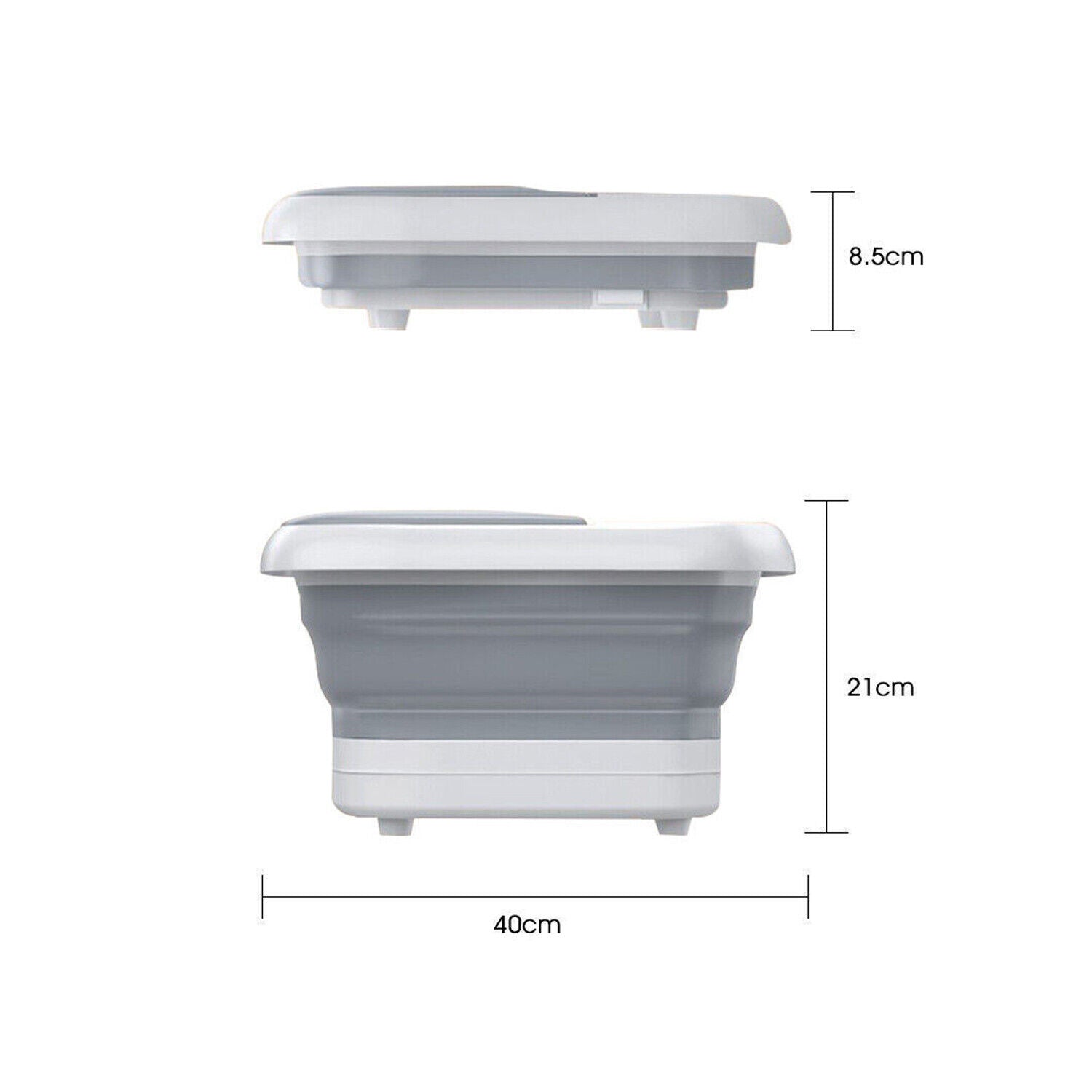 Electric Foot Spa Massager Footbath Pedicure Heat Soak Home Bath Tub Massage