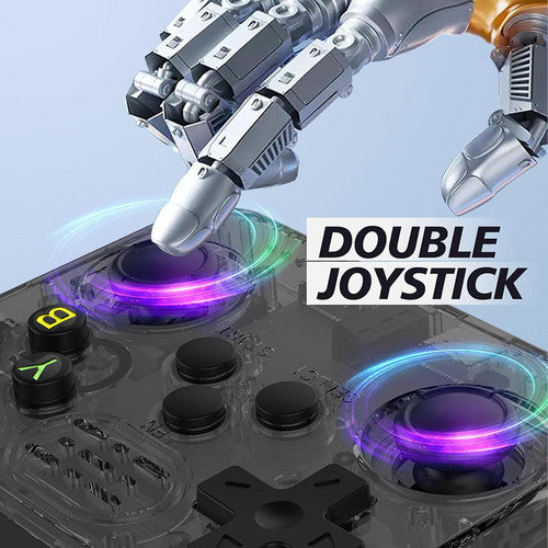 Gray Portable Retro Handheld Game Console 128GB 10000+ Games Retro Handheld Games