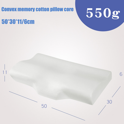 Memory Foam Contour Pillow Cervical Groove Ergonomic Neck Comfort AU