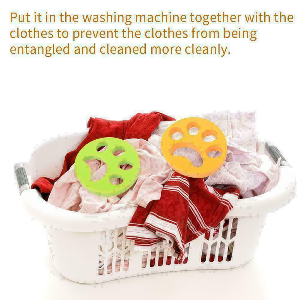 2 Pcs Pet Hair Remover Floating Fur Catcher Laundry Lint Dog CAT Washing Machine