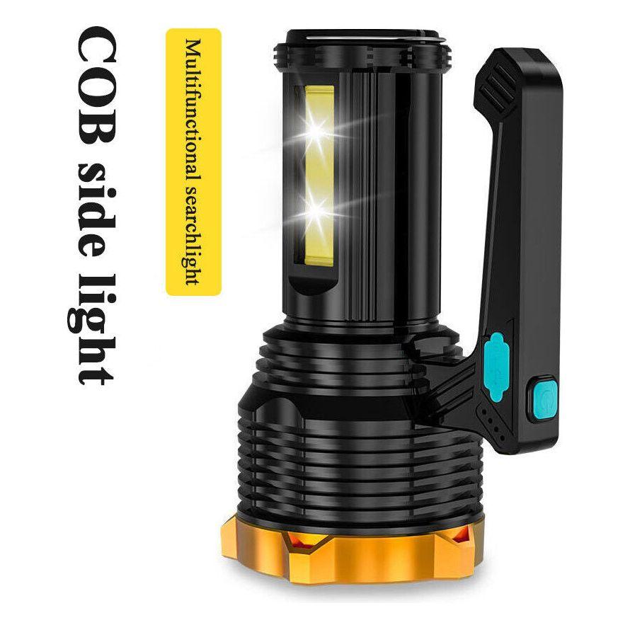 Most Powerful 1200000lm LED Flashlight Super Bright Torch Lamp USB Rechargeable