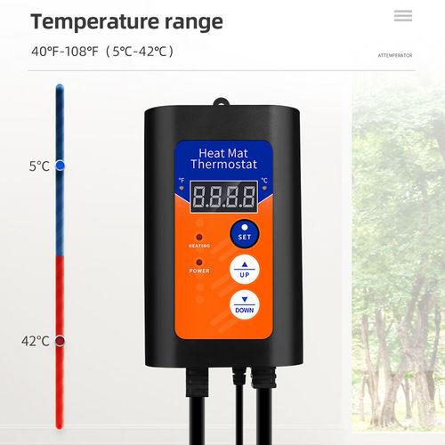 Thermostat Controller Seedling Heat Mat Heating Pad Plant Seed Start AU PLUG