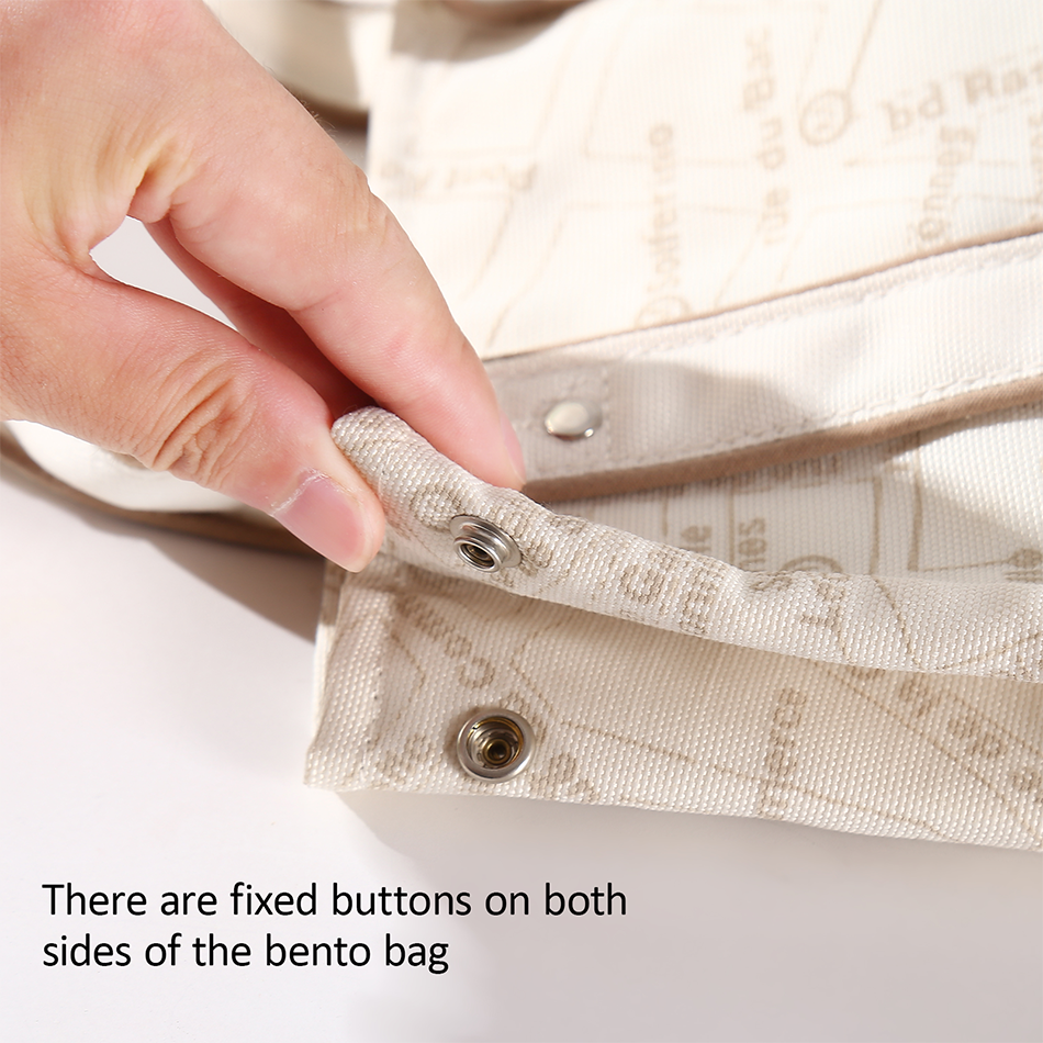 Portable 22*11.5*25cm Insulated Lunch Bag Food Container Picnic Storage Handbag