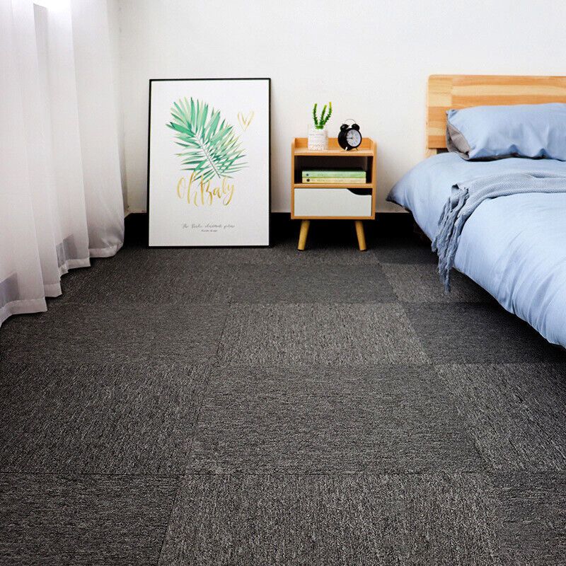 20Pcs Premium Carpet Tiles Commercial Domestic Office Heavy Use Flooring ()