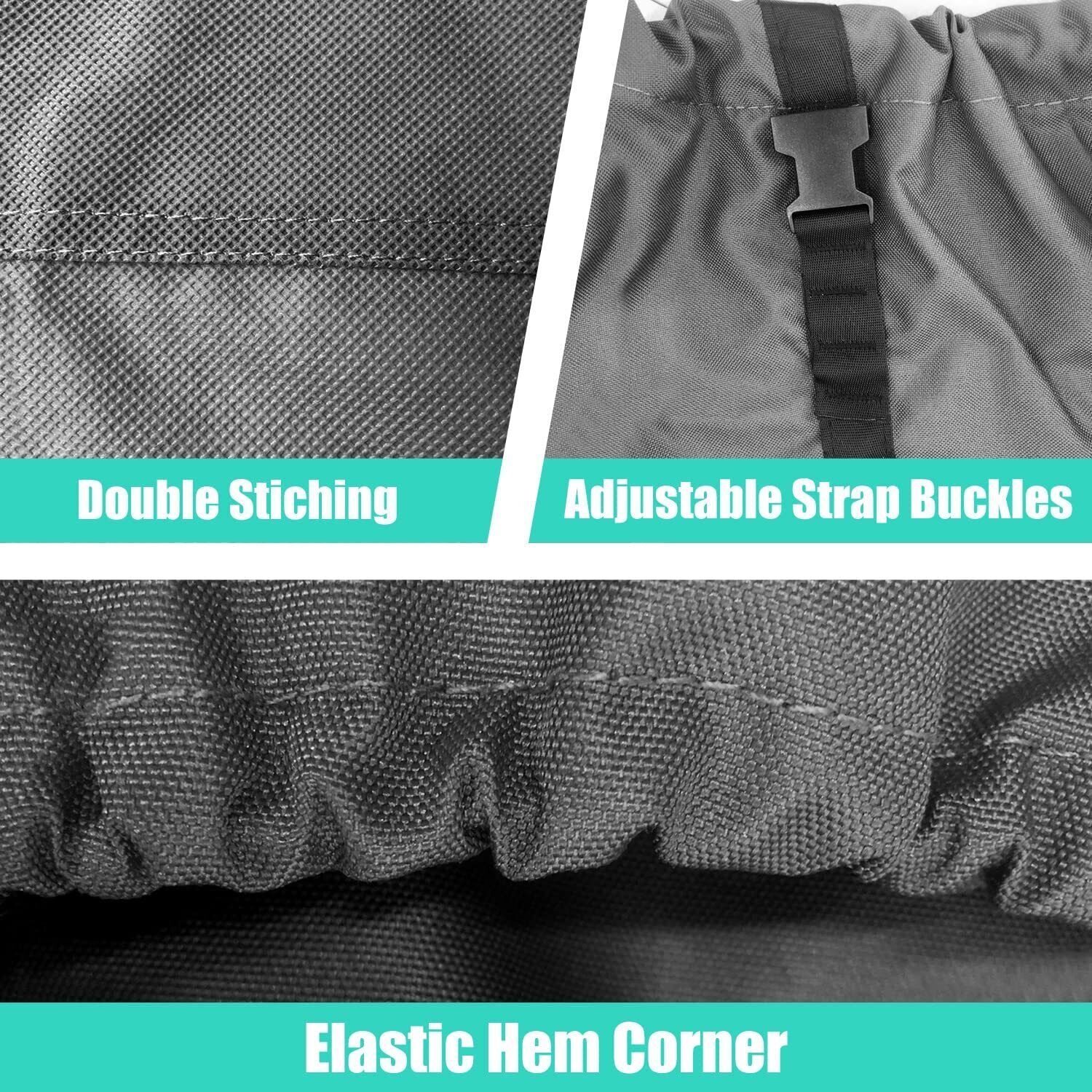 Heavy-Duty Marine Grade 17ft-19ft / 5.2m-5.8m Trailerable Jumbo Boat Cover 420D