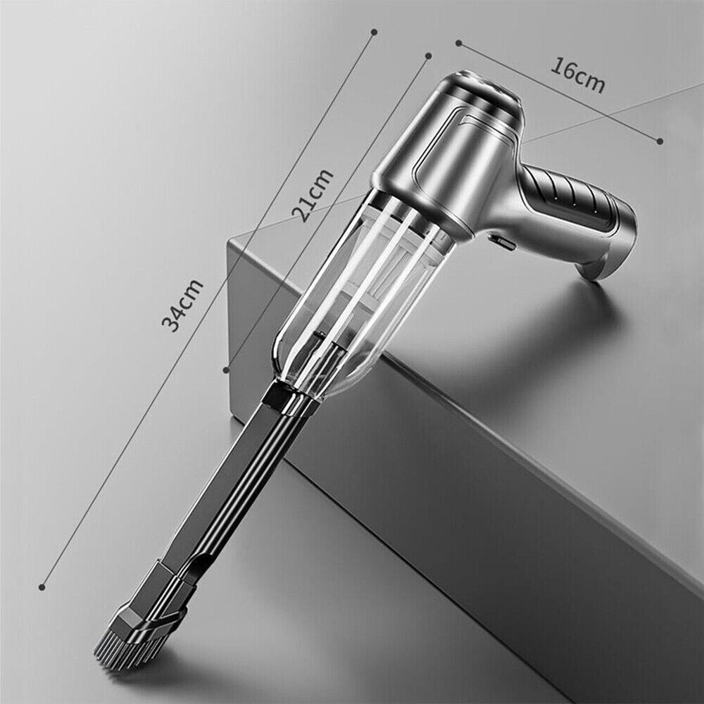 95000PA Wireless Car Vacuum Cleaner Handheld Vaccum Dust Blow Mini Power Suction