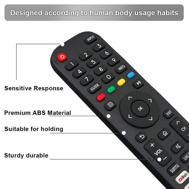 EN2Q30H For Hisense VIDAA TV Remote Control 55Q8/65Q8 75Q8 EN2AB30H 85A7HAU 65SX