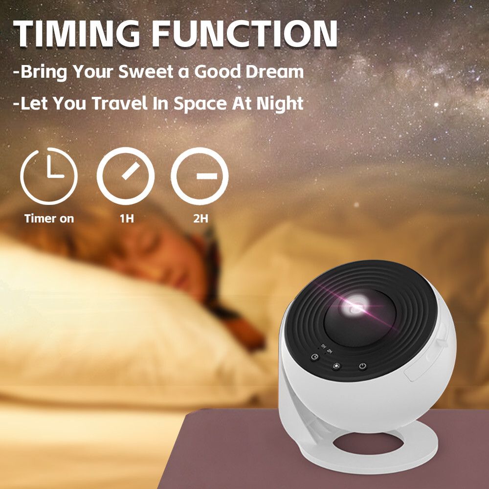 13in1 Galaxy Starry Sky Projector Night Light Rotating LED Planetarium Star Lamp