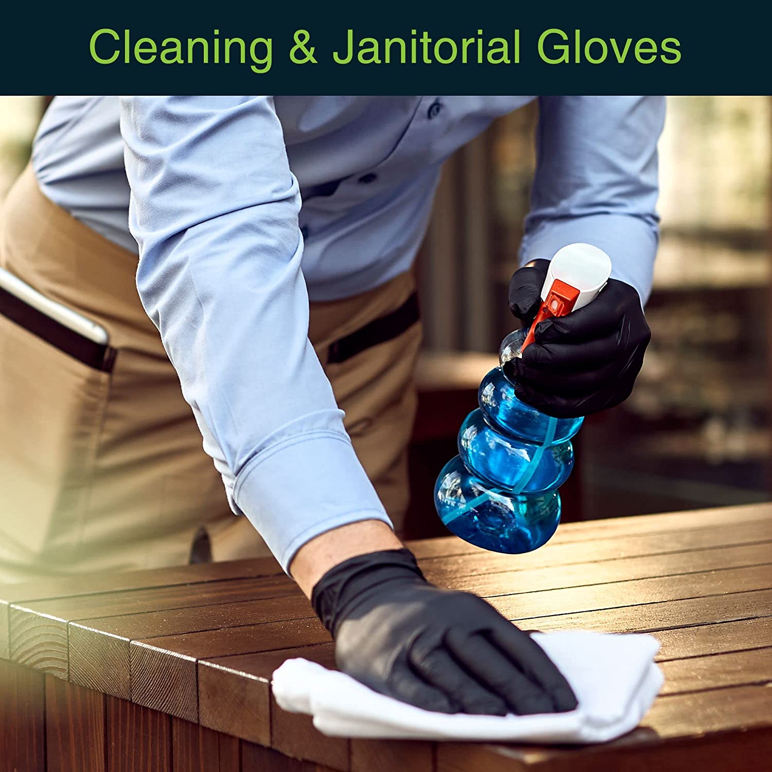 6g Flexible Disposable Nitrile Gloves For Mechanic Work Food Prepa 100pcs M