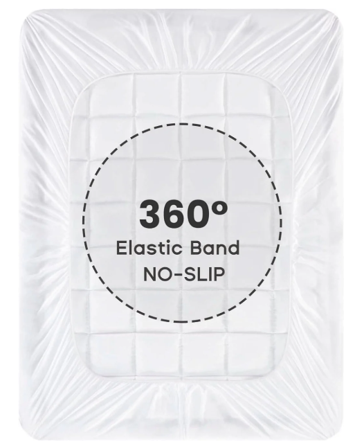 5CM Bedding Luxury Pillowtop Mattress Topper Mat Pad Antibacterial and dust mite-resistant Double:138*188cm