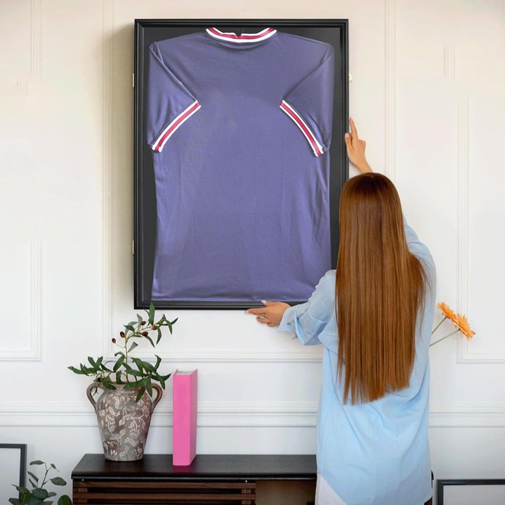 Jersey Frame Display Case Large Sports Jersey Showcase Box Custom Shirt Display