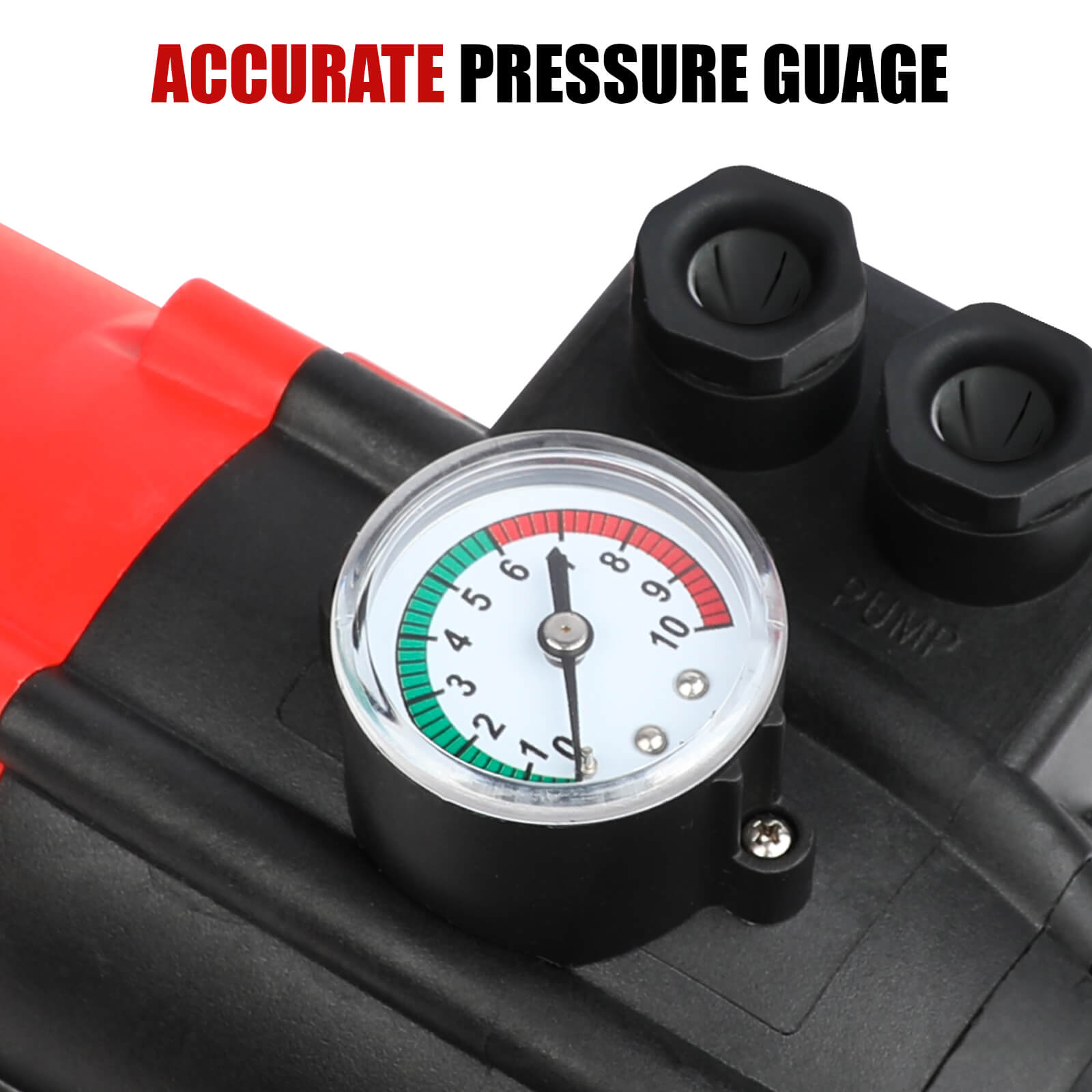 ETOSHA Water Pressure Pump Controller Auto Switch Control Electric BLACK