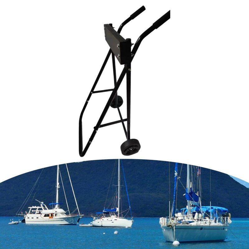 Outboard Boat Motor Stand Carrier Cart Engine Stand Multi Purpose Easy to Use Sturdy Support,Trolley for Storage Maintenance