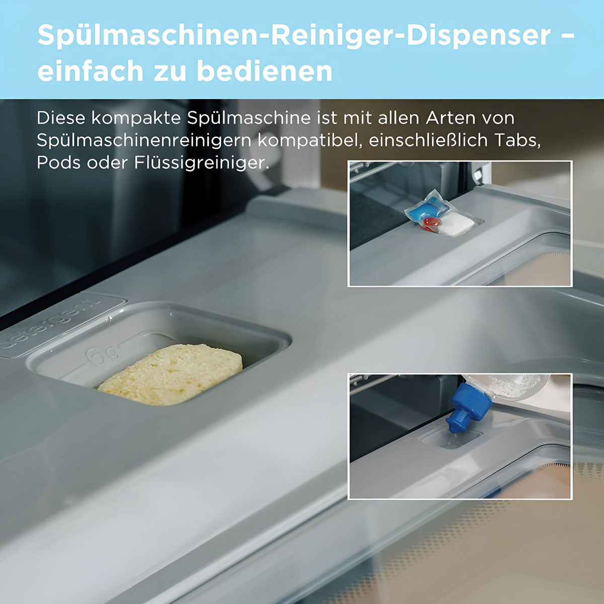 Midea 3rd Generation Bench Top Mini Dishwasher