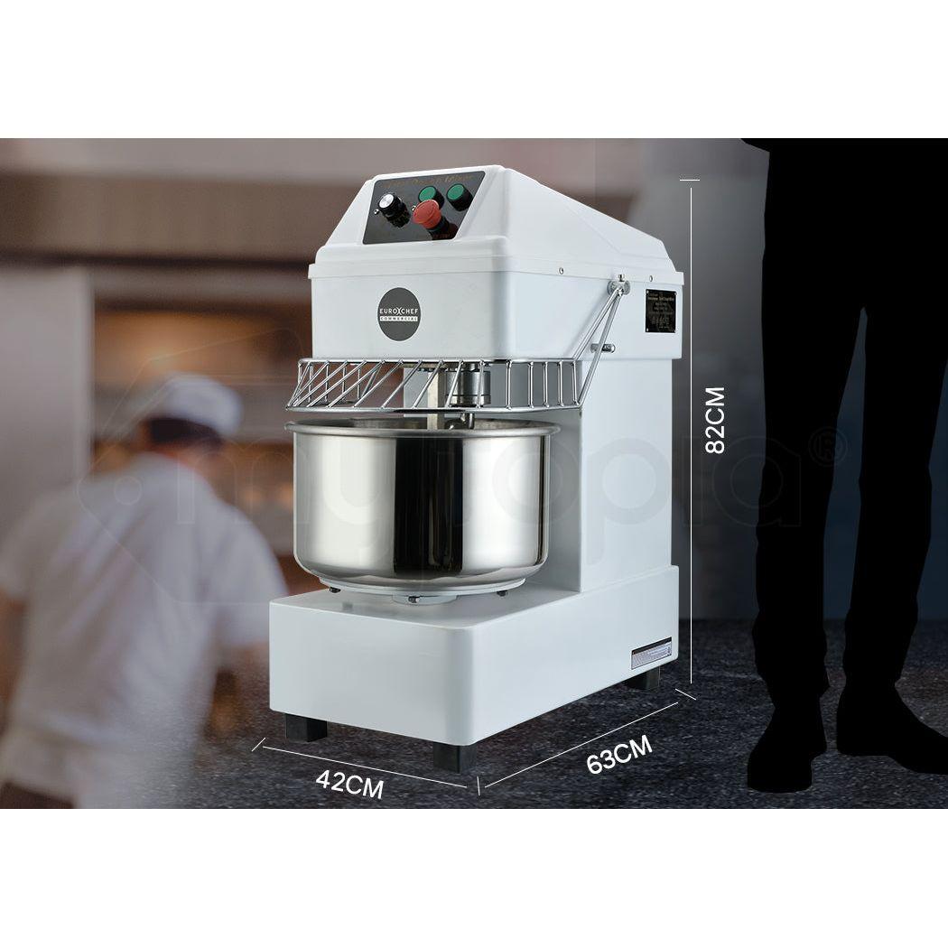 EUROCHEF 20L Spiral Dough Mixer Commercial Machine Bakery Kneader Litre Small