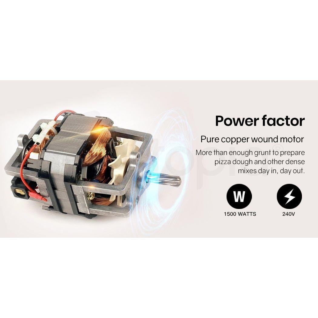 EUROCHEF 20L Spiral Dough Mixer Commercial Machine Bakery Kneader Litre Small