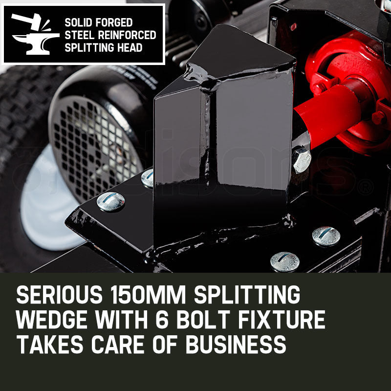 Baumr-AG 20 Ton Electric Log Splitter 20T Heavy-Duty Wood Cutter Hydraulic Fire Wood Block Axe