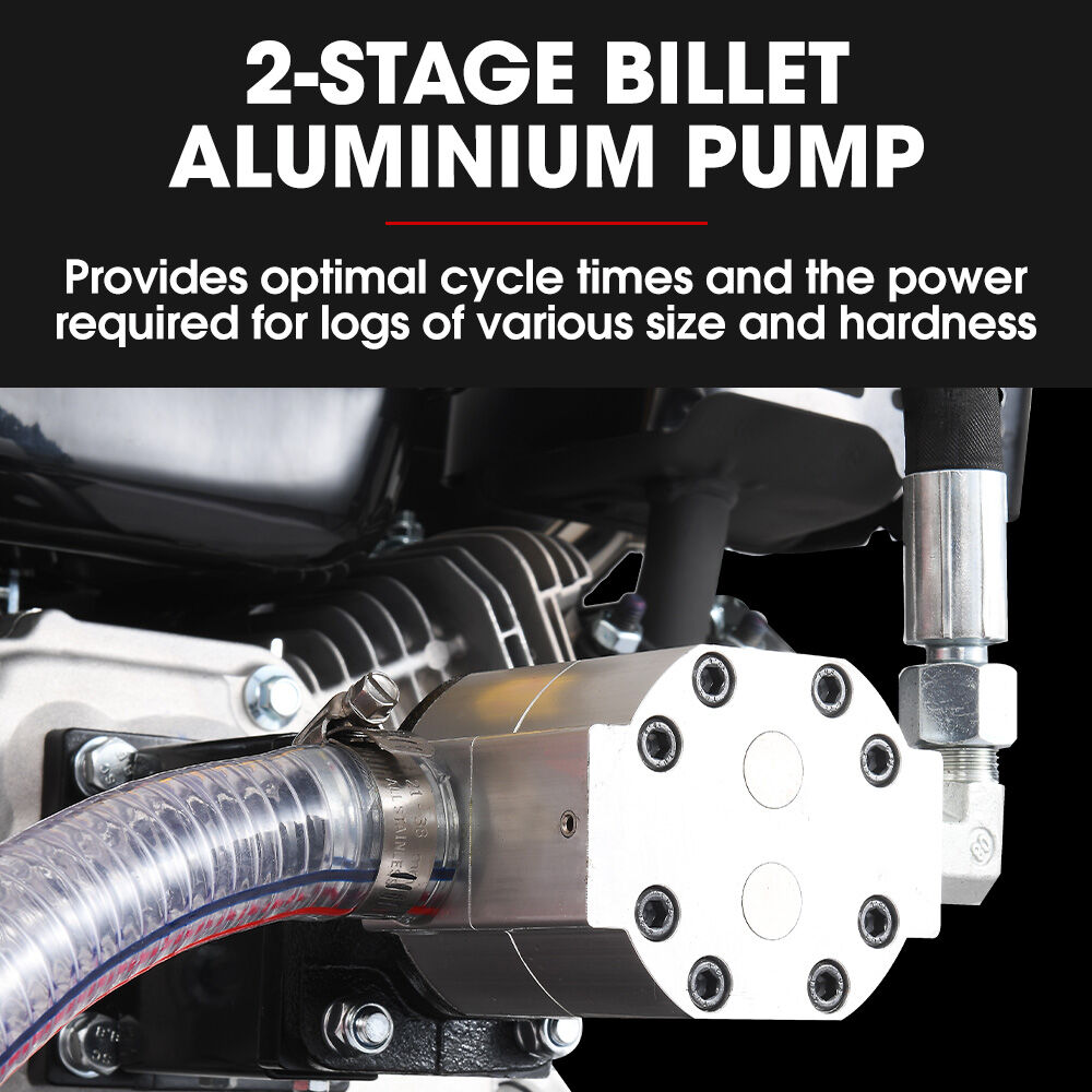 BAUMR-AG 20 Tonne Petrol Hydraulic Wood Log Splitter, Horizontal and Vertical Logsplitter - HPS500