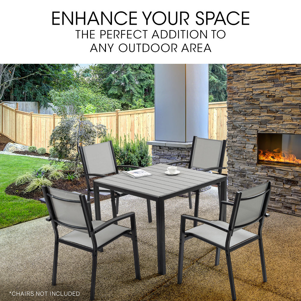 Fortia 90 x 90cm Outdoor Dining Table, Square, Furniture for Outside