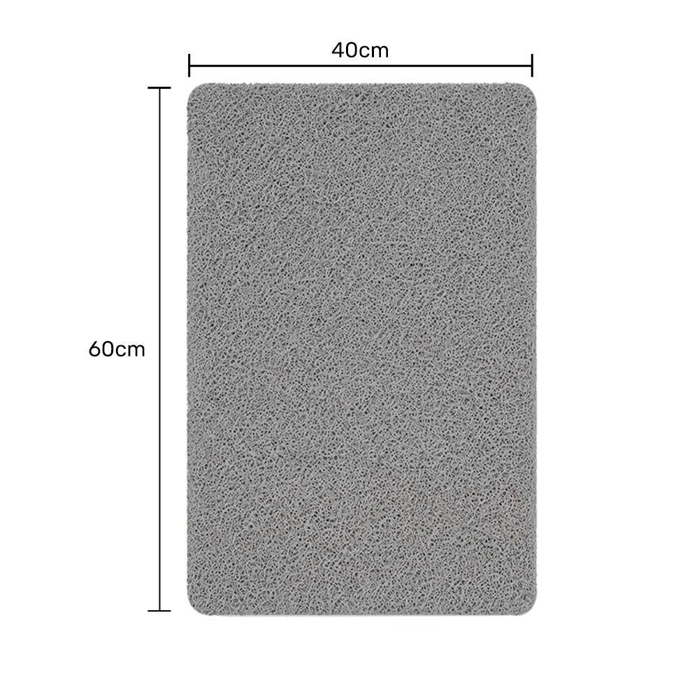 EQUIPMED Washable PVC Anti-Slip Loofah Bath and Shower Mat, Small, 40 x 60cm